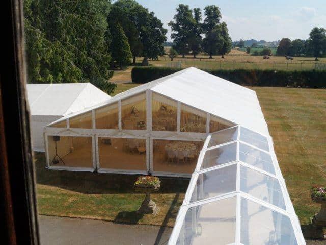 Marquee hire at Grittleton House