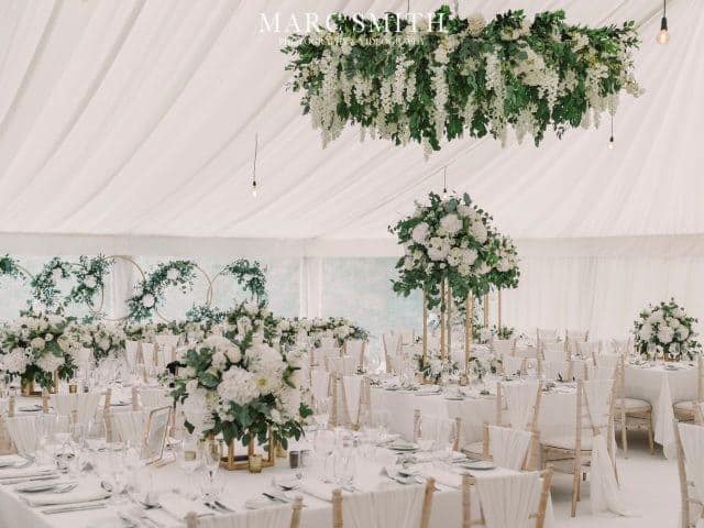 flower ring marquee